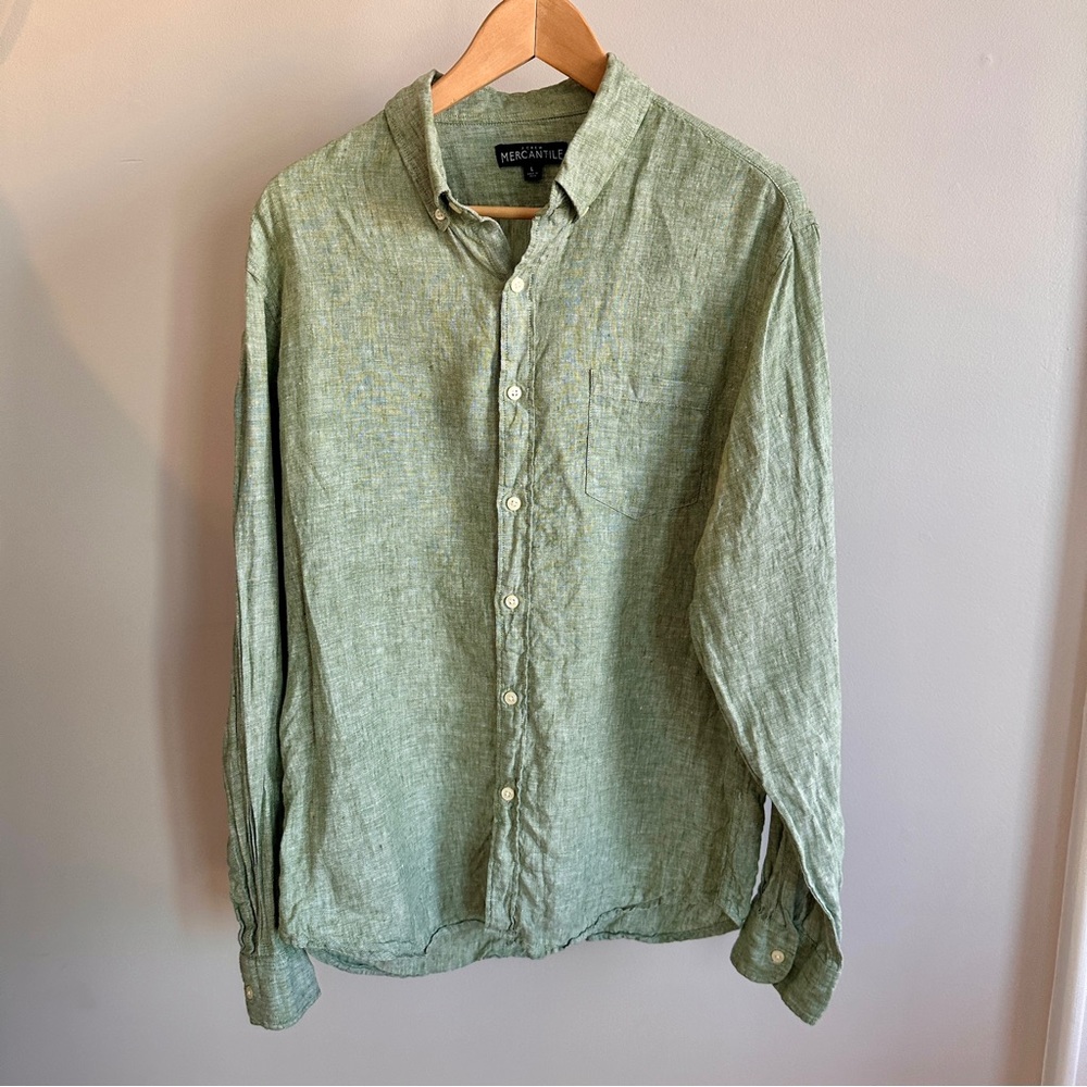 Linen Button Down